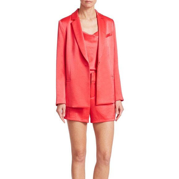 Alice + Olivia Silky Bergen Loose Blazer and Cady Shorts Set - Picture 2 of 10